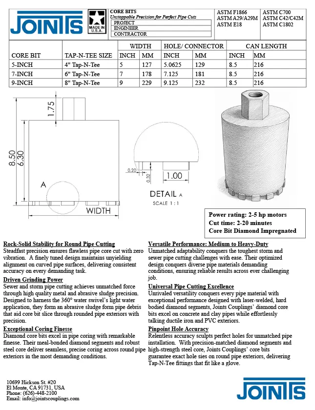 Core Bit Document Thumbnail